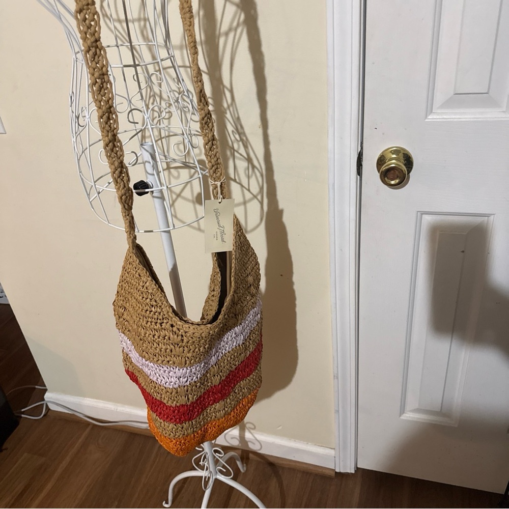 Universal Threads Crossbody Purse Mix Paper Crochet With Change Purse bohoโ